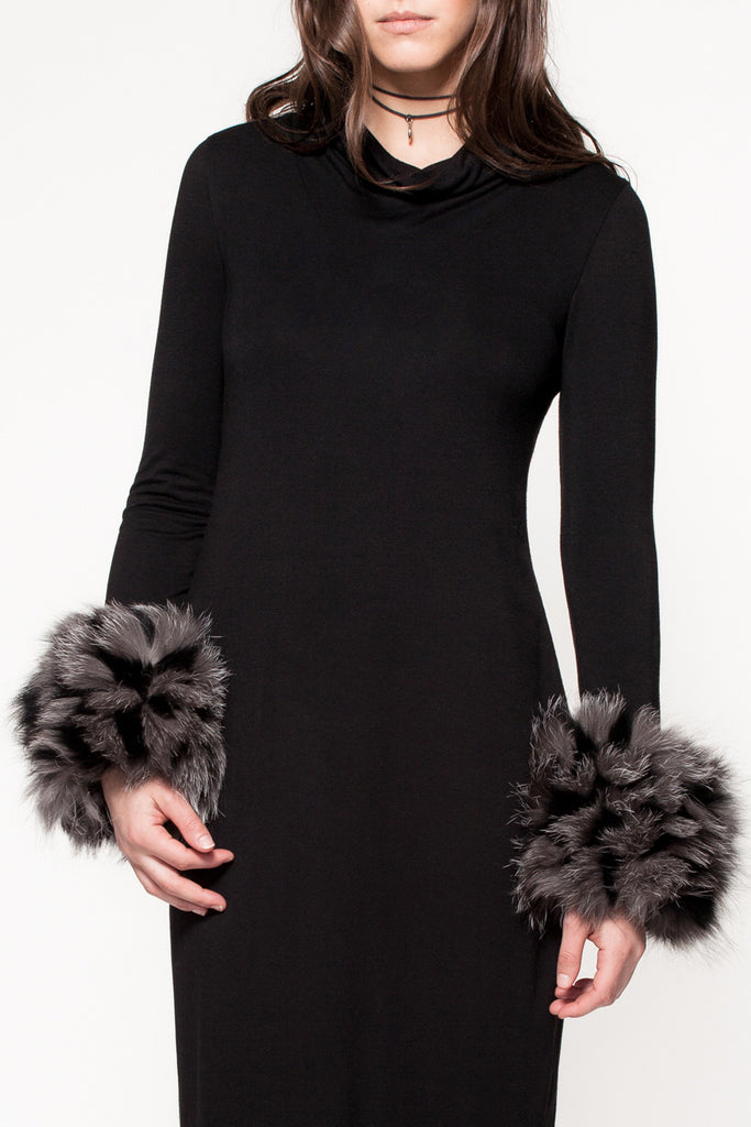 Black & Grey Designer Fur cuffs Black & Grey Designer Fur cuffs