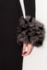 Black & Grey Designer Fur cuffs