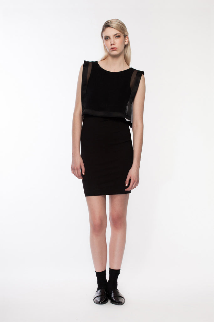 Lily - Modern black Dress | Women Casual and Cocktail Dresses by Canadian designer Masabni Lily - Modern black Dress | Women Casual and Cocktail Dresses by Canadian designer Masabni