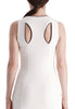 Oxford White - Form Fitting Dress
